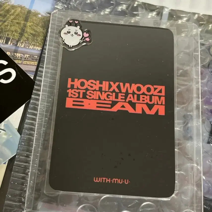 세븐틴 호시우지 빔 beam 위드뮤 팝업럭드 포카 포토카드 양도