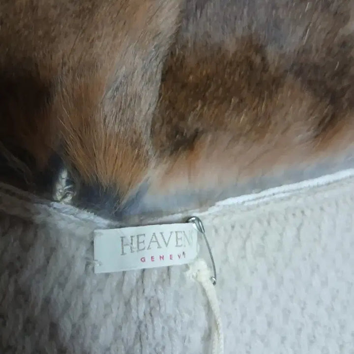 [BUNJANG] Cashmere 100% Hooded Poncho / (새상품) 해븐 캐시미어100% 후드 판초