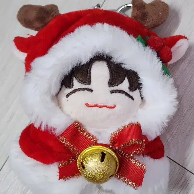 10cm 크리스마스 루돌프 눈사람 인형 옷 일괄