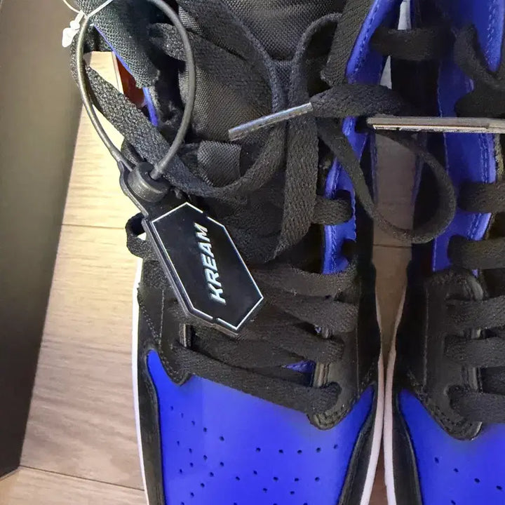 [BUNJANG] Jordan 1 Mid Black Hyper Royal 280 Shoes / 조던 1 미드 블랙 하이퍼 로얄280새상품 급처합니다