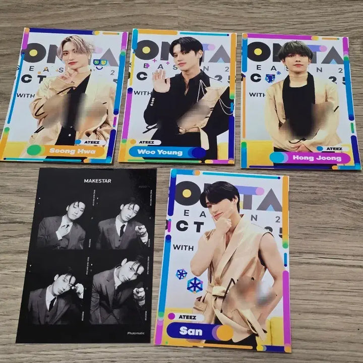 [BUNJANG] ATEEZ San KCON Signed Photo / 에이티즈 케이콘 싸인 사진 + 최산 팬싸 당첨 사진