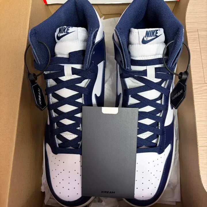 [BUNJANG] Nike Dunk High Retro Championship Navy (UK10) / 나이키 덩크 하이 레트로 챔피언쉽 네이비(290uk10)급처합니다