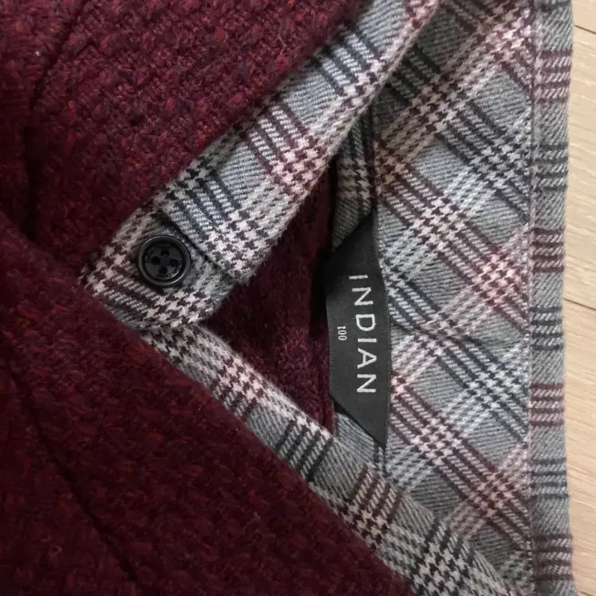 [BUNJANG] Indian Burgundy Knit Sweater / 버건디 니트 스웨터