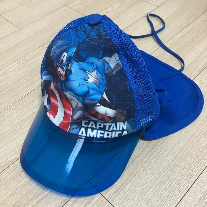 [BUNJANG] Marvel Captain America Kids Flap Cap / 마블 캡틴 아메리카 아동모자 플랩캡