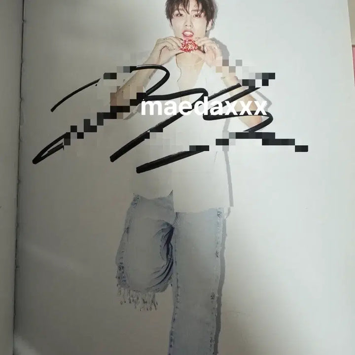 더보이즈 팬싸 친필 싸인 앨범 양도 (to, 포스트잇 있음)