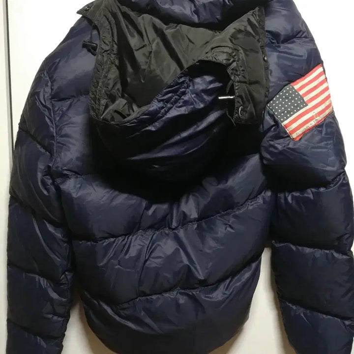 [BUNJANG] Polo Flag Patch Padded Jacket / 폴로  성조기 패딩