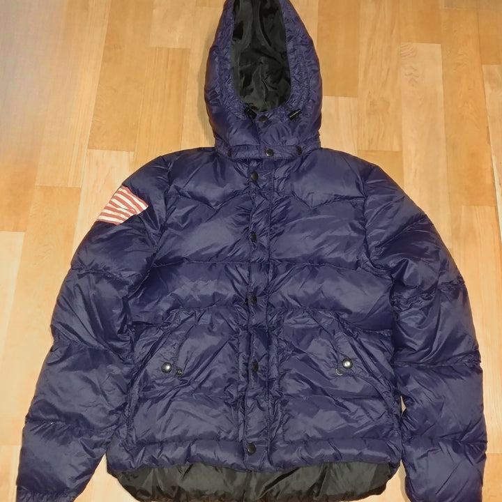 [BUNJANG] Polo Flag Patch Padded Jacket / 폴로  성조기 패딩