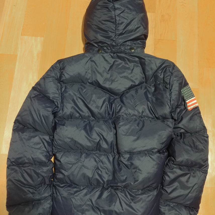 [BUNJANG] Polo Flag Patch Padded Jacket / 폴로  성조기 패딩