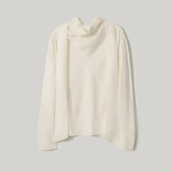 [BUNJANG] Elborn Aren Drape Blouse Cream / 엘보른 Aren Drape Blouse 크림 새상품