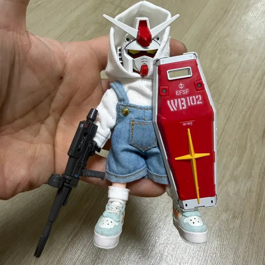 [BUNJANG] Custom Gundam Figure Bundle Set / 건담 피규어 커스텀2개 + RX-78-2 일괄판매