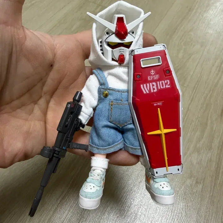 [BUNJANG] Custom Gundam Figure Bundle Set / 건담 피규어 커스텀2개 + RX-78-2 일괄판매