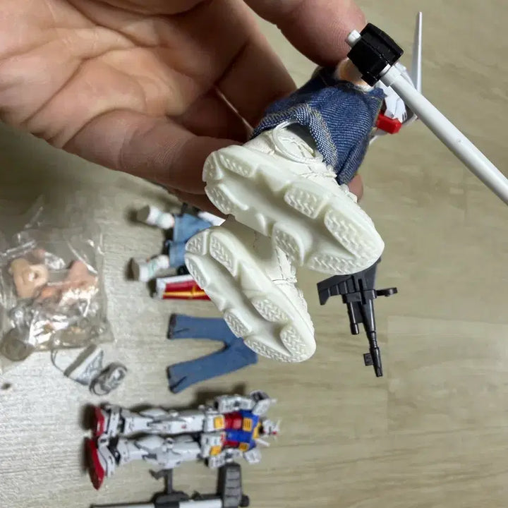 [BUNJANG] Custom Gundam Figure Bundle Set / 건담 피규어 커스텀2개 + RX-78-2 일괄판매
