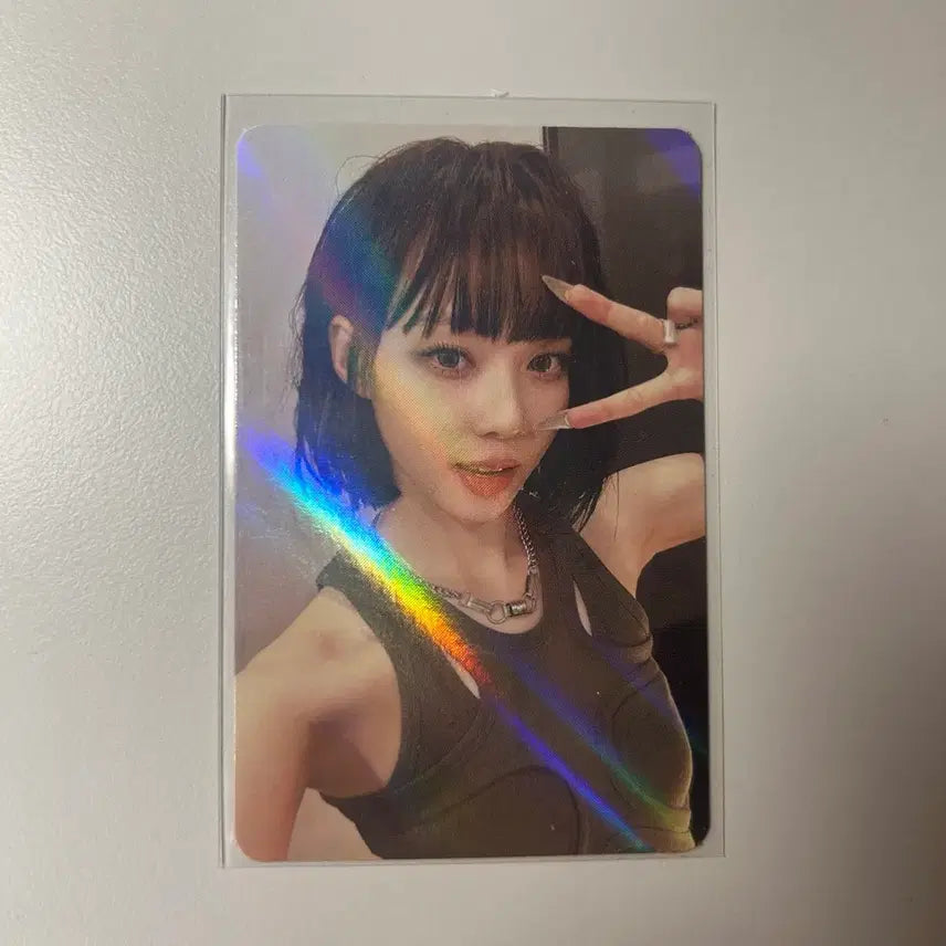 갓더비트 에스파 윈터 미공포 포카