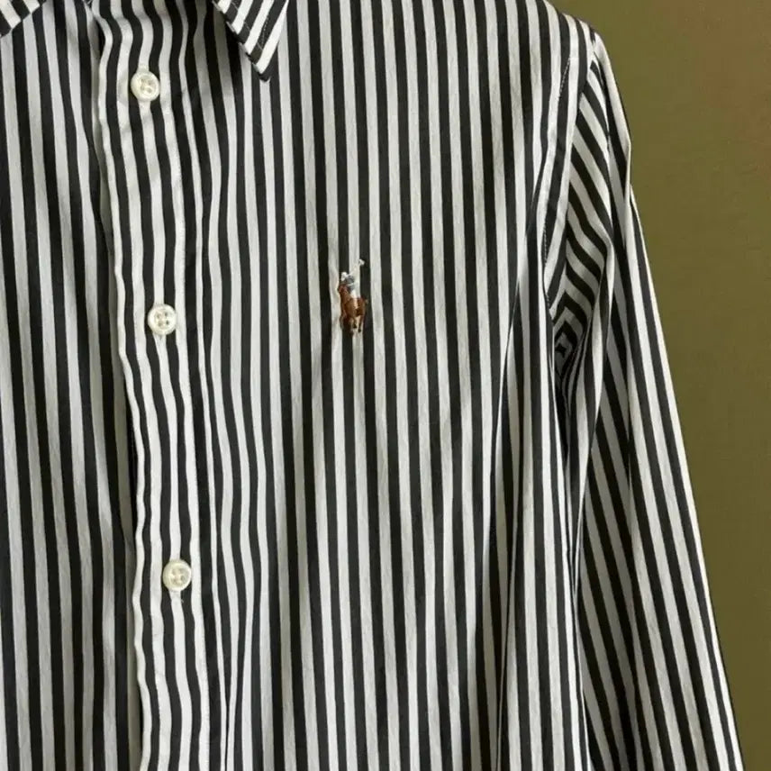 [BUNJANG] Polo Ralph Lauren Stripe Shirt (Size 0) / 폴로 랄프로렌 스트라이프 셔츠 0사이즈