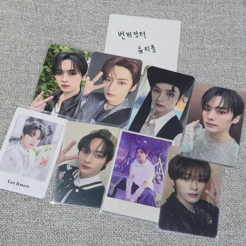 스키즈 리노 포카 정리 락 팝업 특전 미공포 폴라 skz leeknow