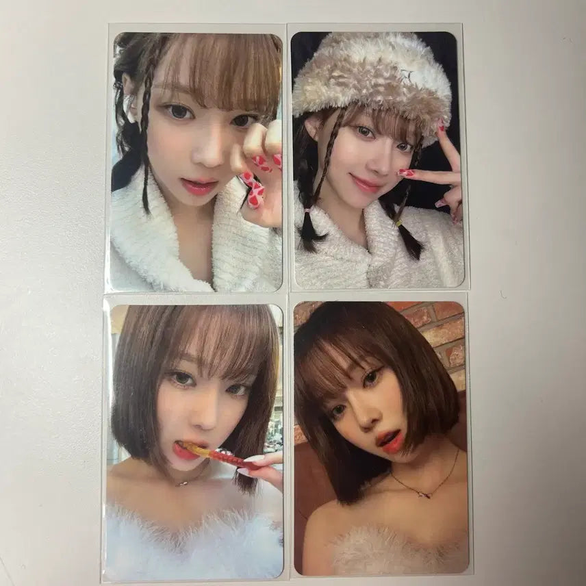 에스파 윈터 핑크크리스마스 포카