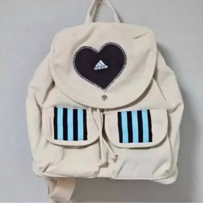 [SOLD OUT] 베이비베어 빈티지 아디다스커스텀 보부상백 가방 백팩 블파