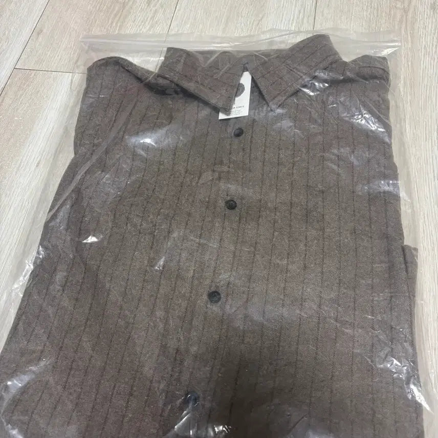 [BUNJANG] Baskura Tissue Flannel Shirt Brown / 바스큐라 티슈 플란넬 셔츠 브라운