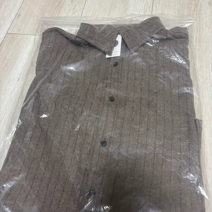 [BUNJANG] Baskura Tissue Flannel Shirt Brown / 바스큐라 티슈 플란넬 셔츠 브라운