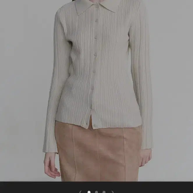 [BUNJANG] Le Louvre Cara Slim Cardigan 01 / 루에브르 카라 슬림 가디건 01