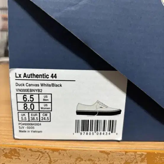 [BUNJANG] Vans Authentic 44 LX Model Shoes (Size 245) / 반스 어센틱 44 LX 모델 새 상품 245