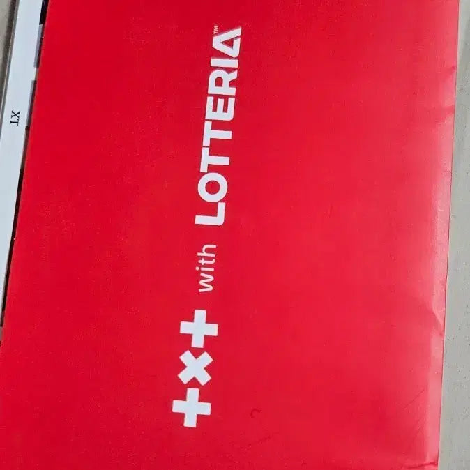 롯데리아 투바투 TXT 포스트포토카트 팝니다