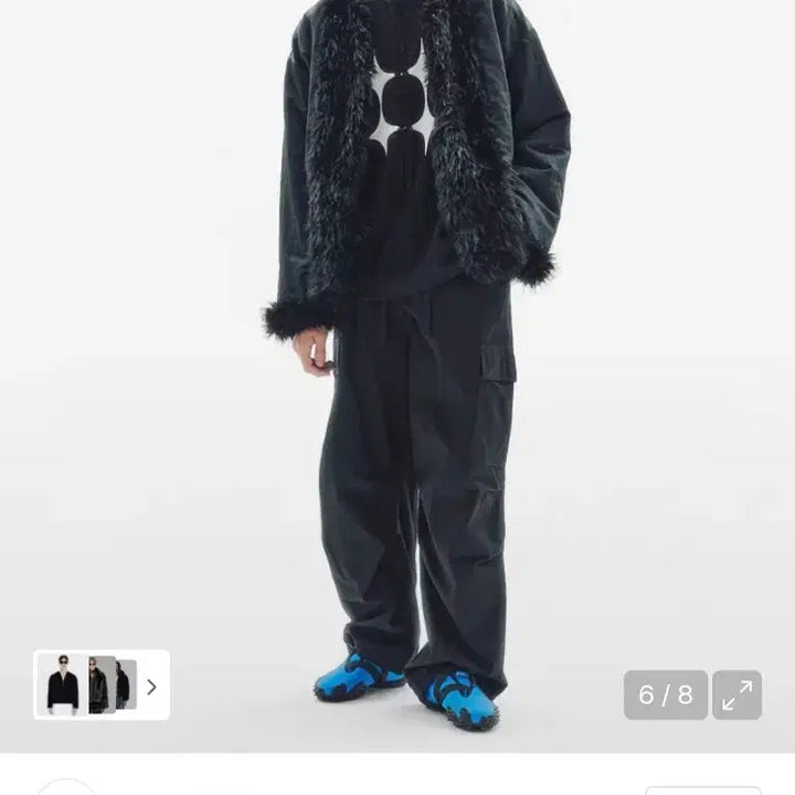 [BUNJANG] Reversible Faux Fur Jacket / 퍼자켓 (트립샵 , 리버시블)