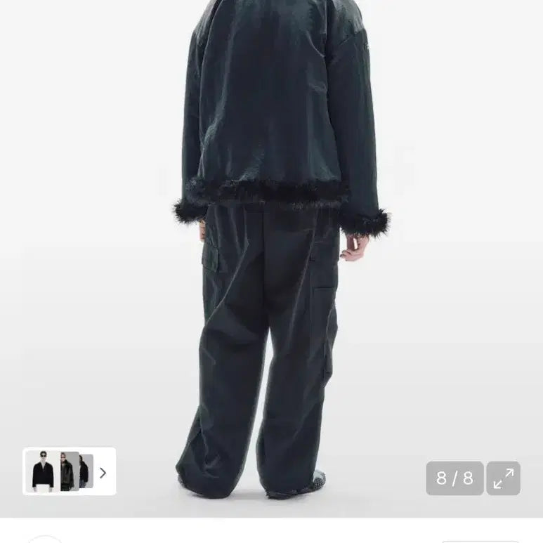 [BUNJANG] Reversible Faux Fur Jacket / 퍼자켓 (트립샵 , 리버시블)