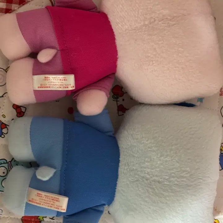 [BUNJANG] Vintage Hello Kitty Doll Bundle Set / 고전 키티 인형 핑크 블루 하트옷 일괄