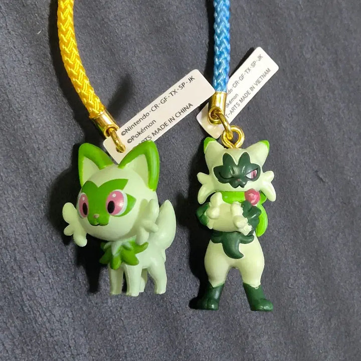 [BUNJANG] Pokemon Fuecoco Evolution Set Figure Strap / 포켓몬 피규어 스트랩 가챠 나오하 진화세트