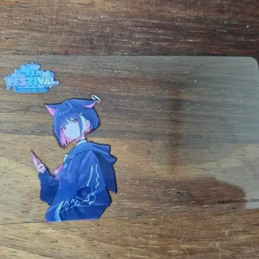 [BUNJANG] Blue Archive Kazusa Transparent Photocard / 블루아카이브 4주년 포토카드 카즈사