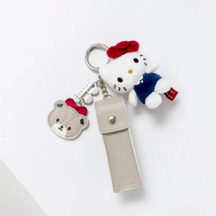 [BUNJANG] BRILMY Hello Kitty Beige Lip Pouch Keyring / 브릴미) -한정판 미개봉 무배- BRILMY 립 파우치 베이지 키링