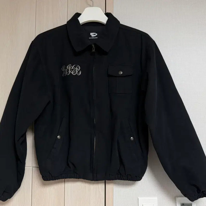 [BUNJANG] Wellbeing Express Cotton Bomber Jacket / 웰빙익스프레스 코튼 봄버 블랙