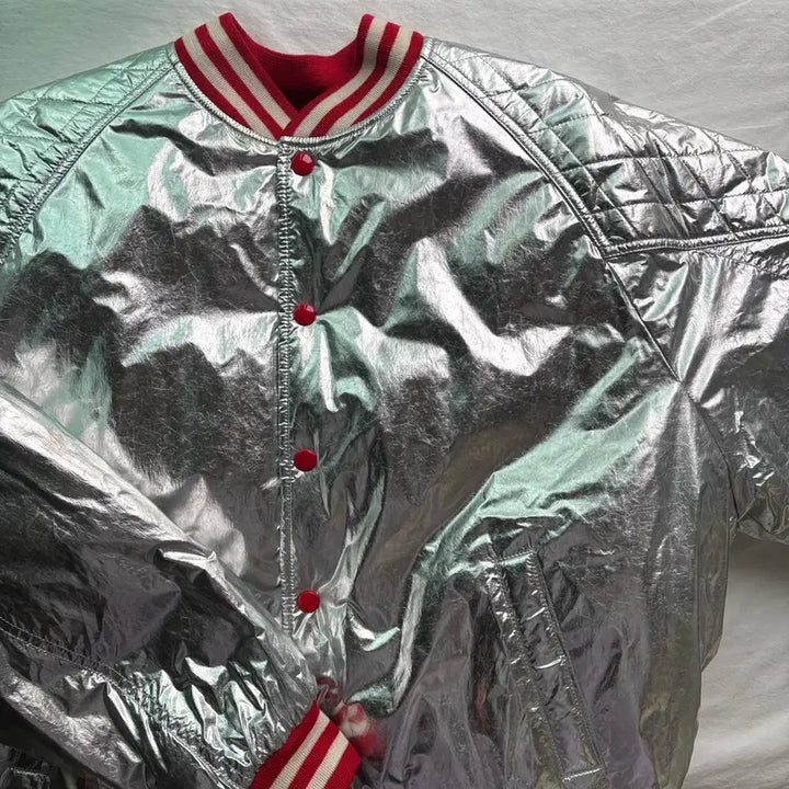 [BUNJANG] Celine Silver Bomber Jacket / [46] 셀린느 실버 봄버 자켓