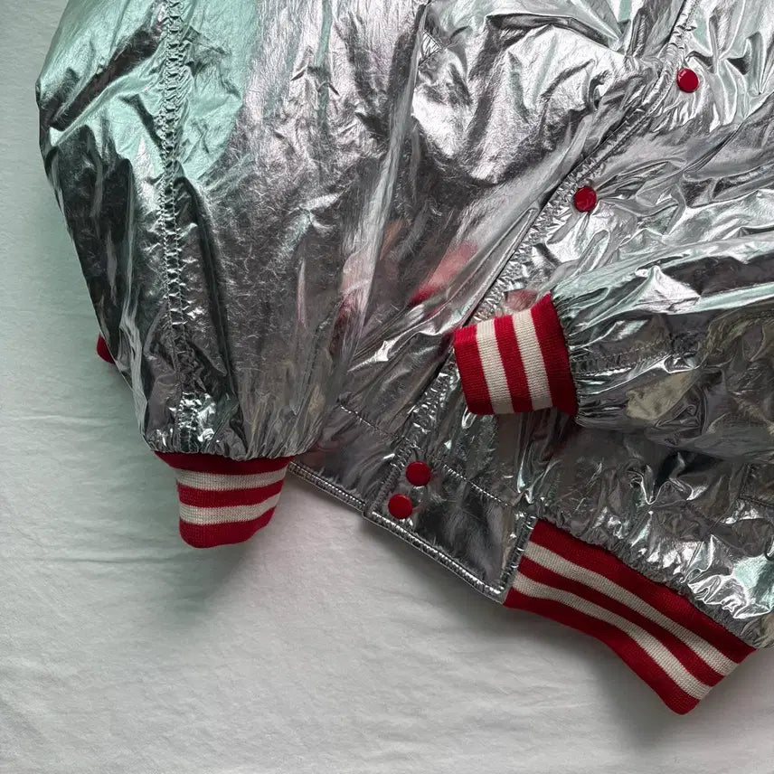 [BUNJANG] Celine Silver Bomber Jacket / [46] 셀린느 실버 봄버 자켓