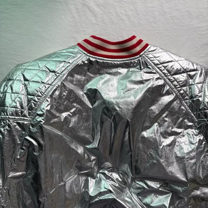 [BUNJANG] Celine Silver Bomber Jacket / [46] 셀린느 실버 봄버 자켓