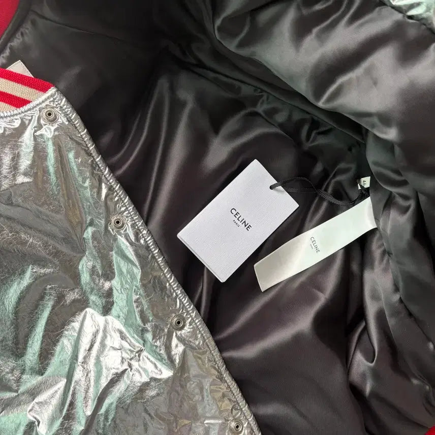 [BUNJANG] Celine Silver Bomber Jacket / [46] 셀린느 실버 봄버 자켓