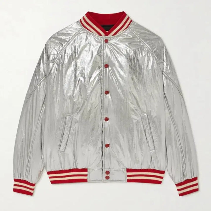 [BUNJANG] Celine Silver Bomber Jacket / [46] 셀린느 실버 봄버 자켓