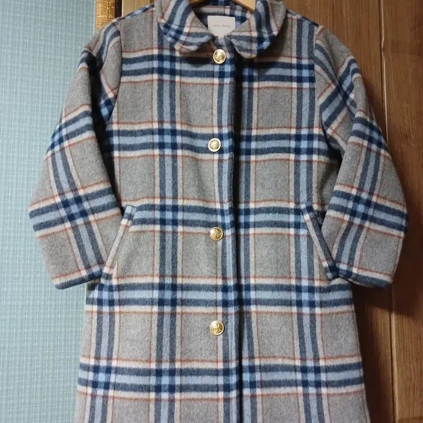 [BUNJANG] Little Beattie J140 Wool Check Coat / Little Beattie 리틀비티 J140  울 체크코트