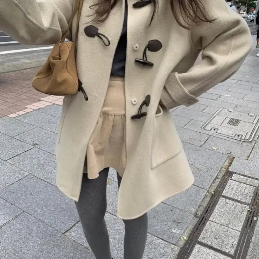 [BUNJANG] Pyt Handmade Duffle Coat / pyt 프영띵 더플 핸드메이드코트 떡볶이 코트