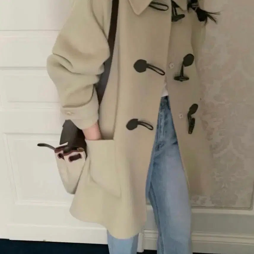 [BUNJANG] Pyt Handmade Duffle Coat / pyt 프영띵 더플 핸드메이드코트 떡볶이 코트