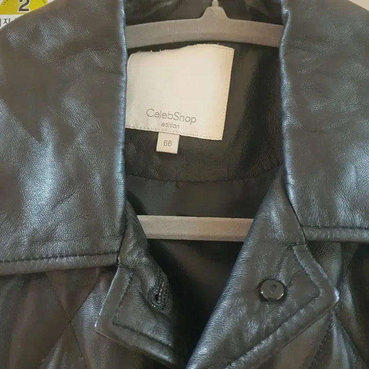 [BUNJANG] Quilting Lambskin Padded Jacket (Size 66) / 셀렙샵 퀼팅양가죽 패딩 66~