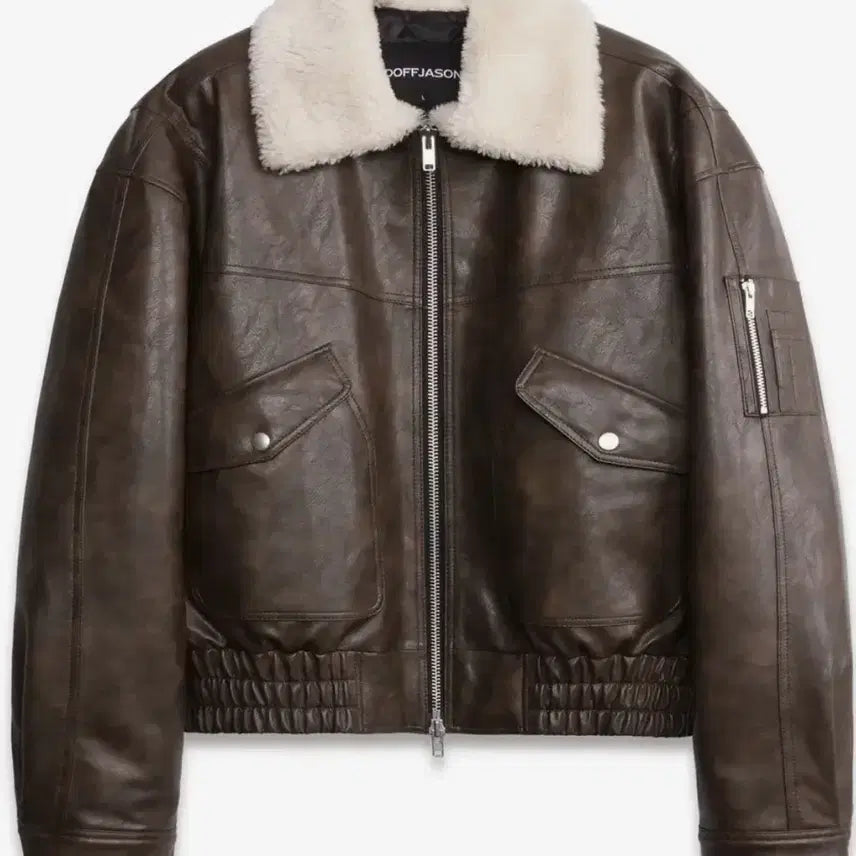 [BUNJANG] Dopejason Shearling Collar CWU Jacket Brown S / 도프제이슨 시어링 카라 CWU 자켓 BROWN S사이즈