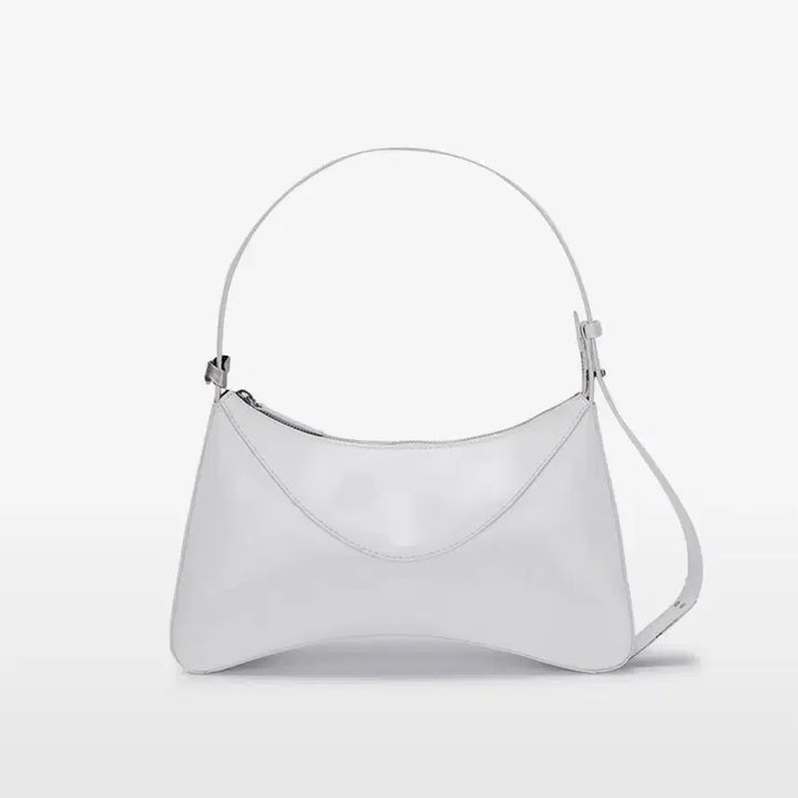 [BUNJANG] Matinkim Leather Curve Shoulder Bag / 마뗑킴 소가죽 커브 숄더백