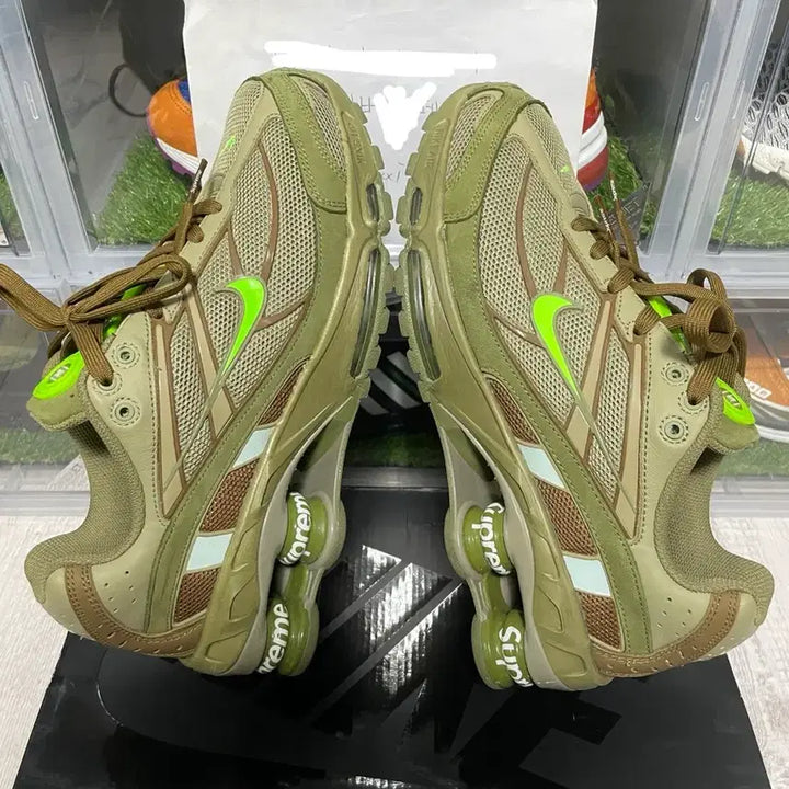 [BUNJANG] Nike x Supreme Shox Ride 2 SP Neutral Olive / [260] 나이키 X 슈프림 샥스 라이드 2 SP 뉴트럴 올리브
