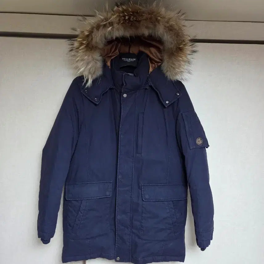 [BUNJANG] Trugen Navy Duck Down Jacket (Size 95-100) / 트루젠 네이비 오리털 패딩95~100