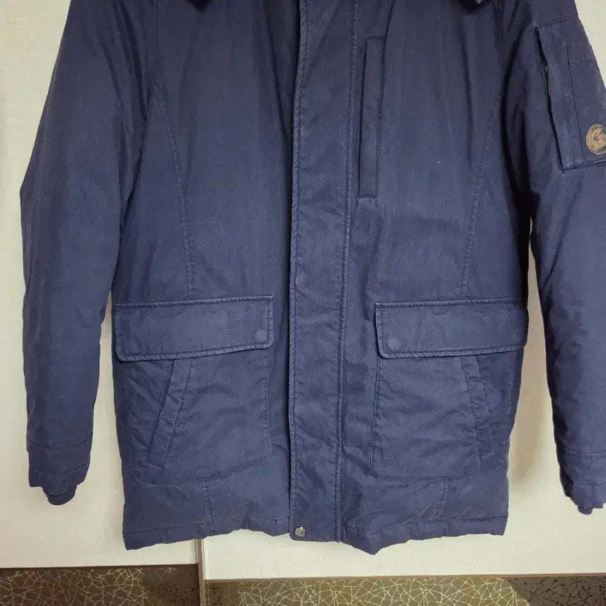 [BUNJANG] Trugen Navy Duck Down Jacket (Size 95-100) / 트루젠 네이비 오리털 패딩95~100