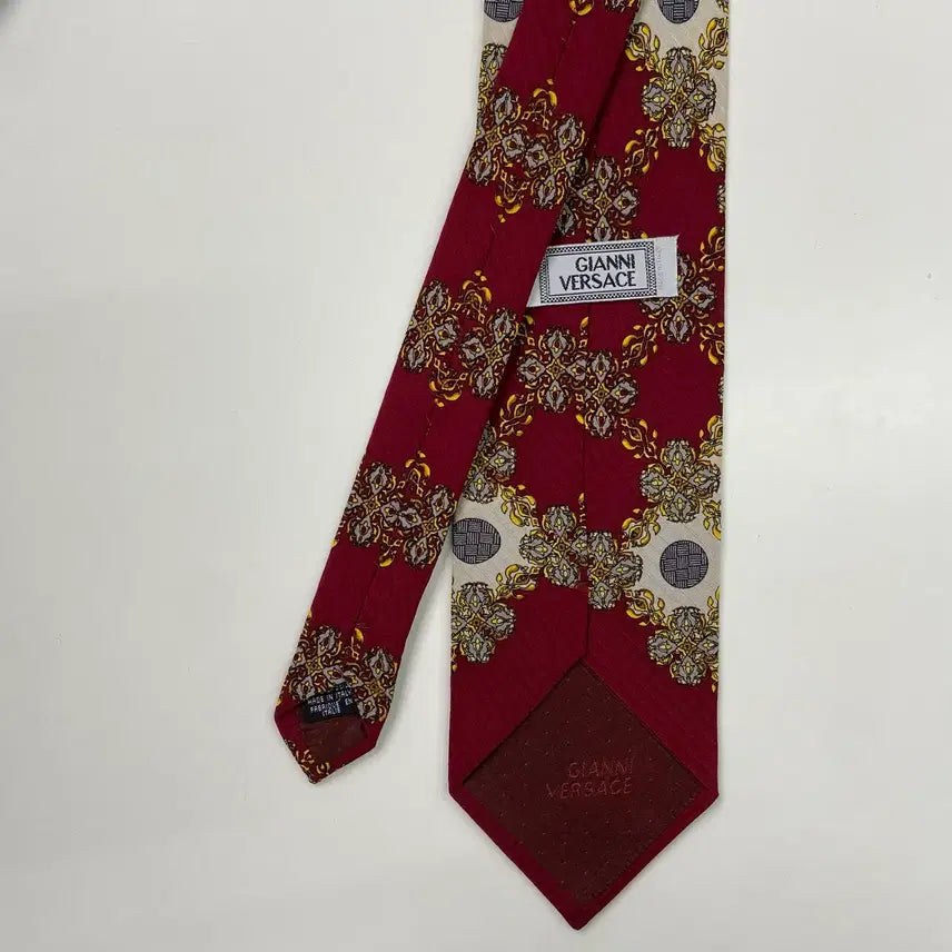 [BUNJANG] Gianni Versace Simple Logo Necktie / Gianni Versace  베르사체 심플로고 정품 명품 넥타이
