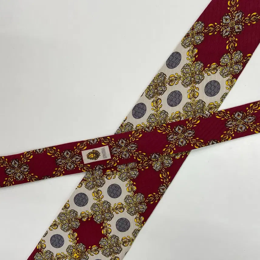 [BUNJANG] Gianni Versace Simple Logo Necktie / Gianni Versace  베르사체 심플로고 정품 명품 넥타이