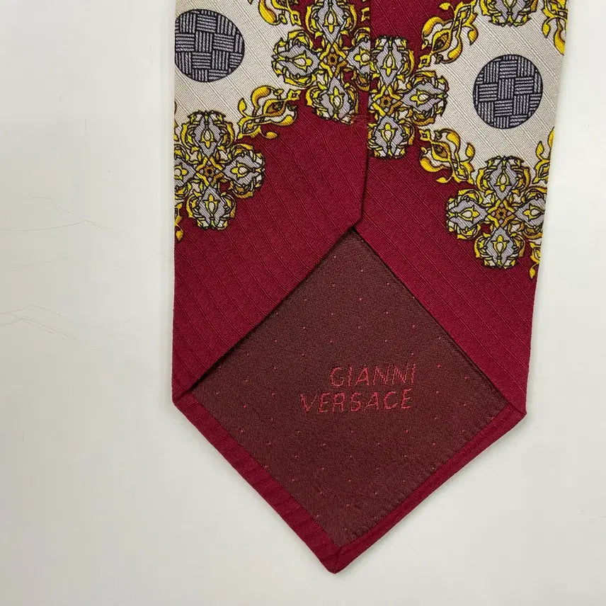 [BUNJANG] Gianni Versace Simple Logo Necktie / Gianni Versace  베르사체 심플로고 정품 명품 넥타이